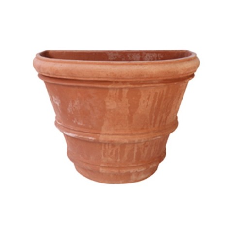 Smooth-Walled Impruneta Terracotta Vase